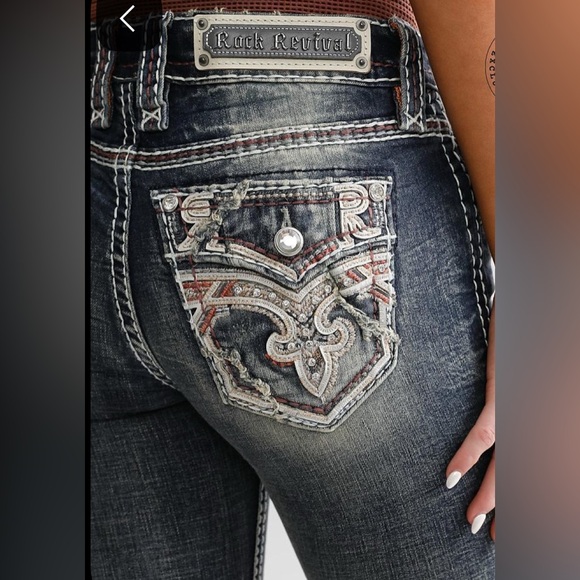 Rock Revival Denim - Rock Revival Delu jeans distressed